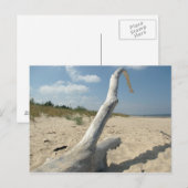 Op het strand - Briefkaart (Voorkant / Achterkant)