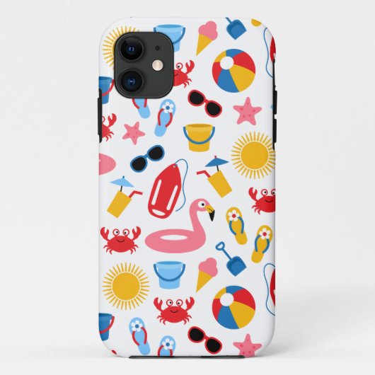 Op het strand Case-Mate iPhone case (Achterkant)