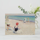 Op het strand, Falsterbro | Paul Fischer (Staand voorkant)