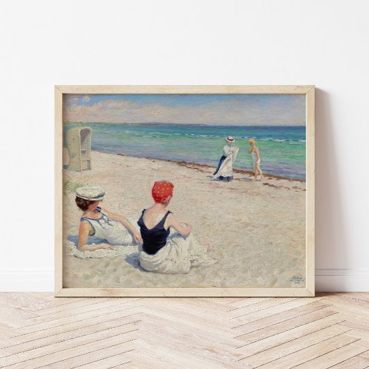 Op het strand, Falsterbro | Paul Fischer Poster