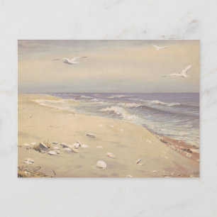 Op het strand   Fidelia Bridges Briefkaart