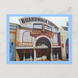 Op het strand in Atlantic City Briefkaart