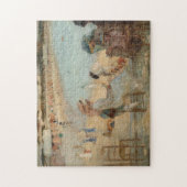 Op het strand | Rupert Bunny Legpuzzel (Verticaal)