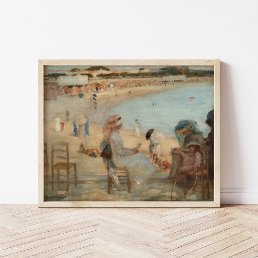 Op het strand | Rupert Bunny Poster