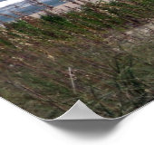 Op het strand van Ocracoke Poster (Hoek)