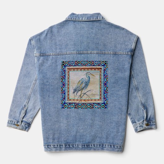 Op het strand Vrouwen Denim Jacket (Achterkant)