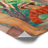 Op het terras bij Sainte-Maxime | Henri Lebasque Poster (Hoek)