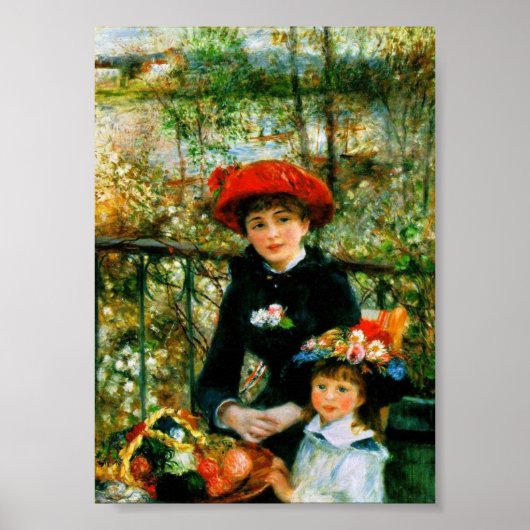 Op het Terras van Renoir Poster (Voorkant)