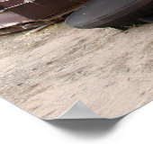 Op het traject Turquoise Poster (Hoek)