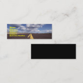 Op het Visitekaartje over de weg (Voorkant / Achterkant)