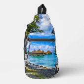Op het water wonen sling bag (Voorkant)