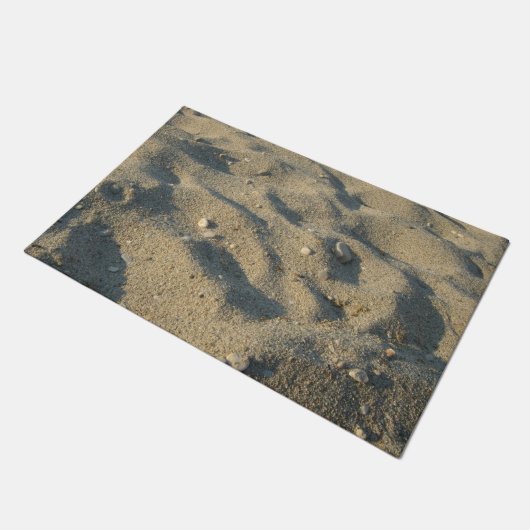 Op het zand lopen deurmat (Schuin)