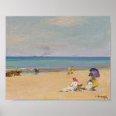 Op het zand | Sir John Lavery Poster (Voorkant)