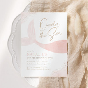 Op het Zee Roze Zeemeerminnende Dag Partij Kaart