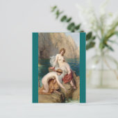 Op het Zee van de zomer - Draper Briefkaart (Staand voorkant)