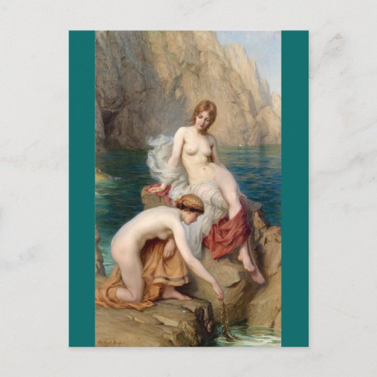 Op het Zee van de zomer - Draper Briefkaart (Voorkant)