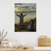 Op het Zee van Galilea Poster (Keuken)