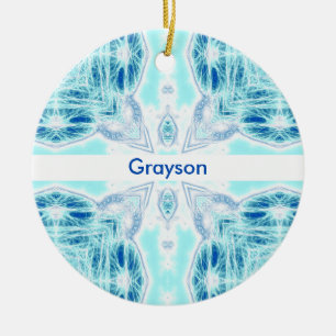 Op Ice Ceramic Ornament