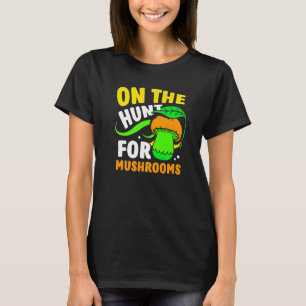 Op jacht naar paddenstoelen plukken paddenstoel t-shirt