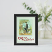 Op je fiets briefkaart (Staand voorkant)