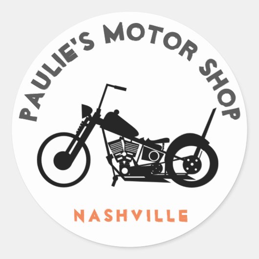 OP JE HELM STAPELEN RONDE STICKER (Voorkant)