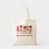 Op je tenen Ballerina Bag Tote Bag (Voorkant)