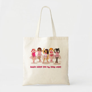 Op je tenen Ballerina Bag Tote Bag