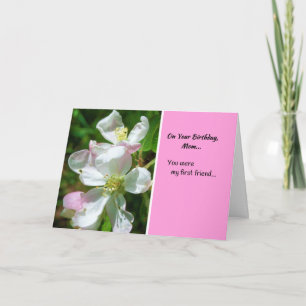Op je verjaardag, mam kaart