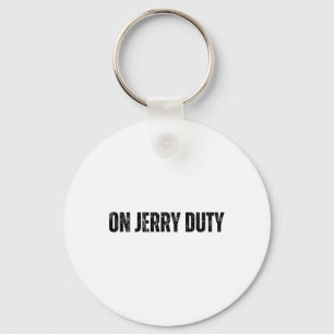 Op Jerry Duty Skiet Grappige Skioordel Berg Humo Sleutelhanger