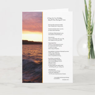 Op jouw verjaardag, kunnen al deze zegeningen jull kaart