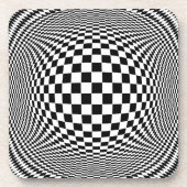 Op kunst drankjes onderzetter (Voorkant)