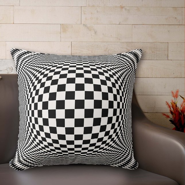 Op kunst kussen (Op Art Throw Pillow)