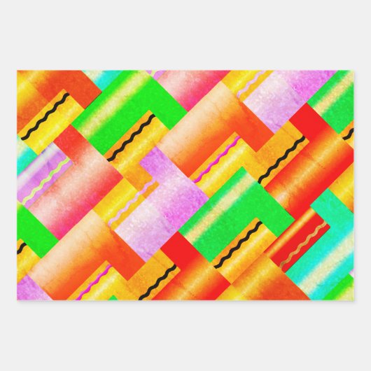 Op Kunst, Stippen, en Deco Sampler Inpakpapier Vel (Voorkant 3)