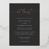 Op laatste Folie uitnodiging op straat (Voorkant)