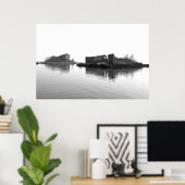 OP LAGOON Print, waardepapier Poster (Matte) (Thuiskantoor)