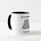 Op Lampshade vertrouwen we Mok (Voorkant links)