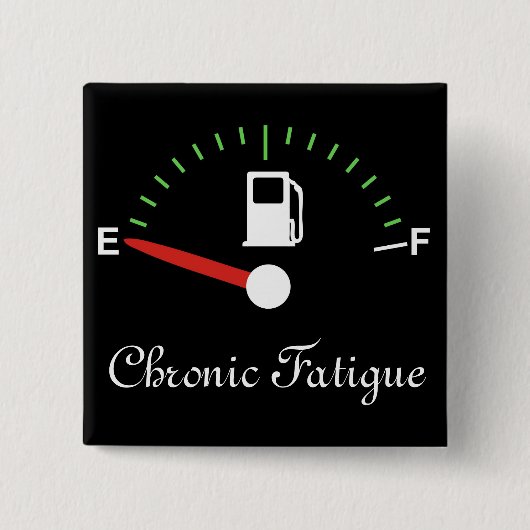 Op Leeg lopen Vierkante Button 5,1 Cm (Voorkant)