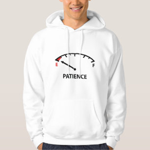 Op lege ritten: geduld hoodie