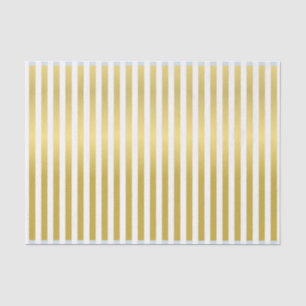 Op maat bedrukt goud effect gestreepte tissue pape tissuepapier