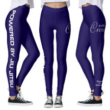 Op maat bedrukte Jiu Jitsu Crew Blue Spats