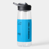Op maat bedrukte yogacrew Azure Blue Waterfles (Rechts)
