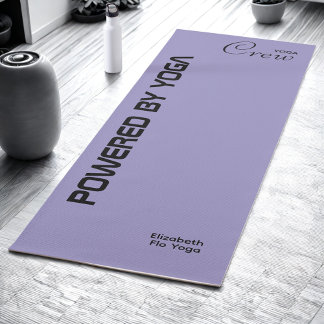 Op maat bedrukte yogacrew ocean lichtpaars yogamat