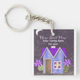 Op Maat De Handtekening Whimsy (Roze & Turkoois) S Sleutelhanger