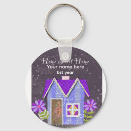 Op Maat De Handtekening Whimsy (Roze & Turkoois) S Sleutelhanger