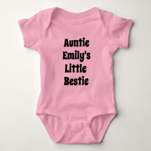 Op maat gemaakt Auntie's kleine Bestie Baby Bodytj Romper