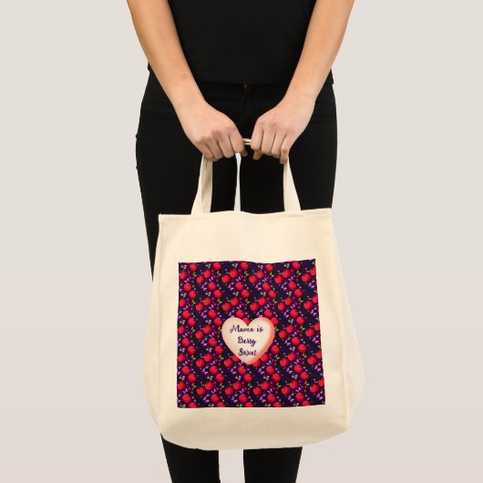 Op maat gemaakt en gepersonaliseerd Mooie Kersen V Tote Bag (Voorkant (product))