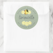 Op maat gemaakt etiket voor limoncello om zelf te  (Tas)