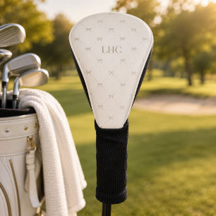 Op maat gemaakt familiewapen erfstuk boog Elegante Golfheadcover