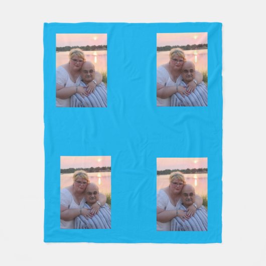 Op maat gemaakt fleece deken medium (Voorkant)