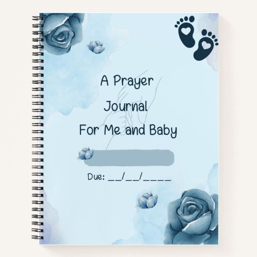 Op maat gemaakt gebedenboek voor jou en je baby notitieboek (Voorkant)
